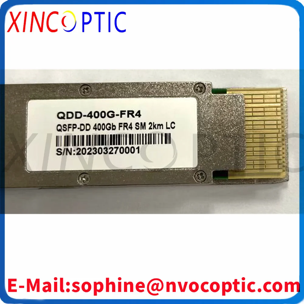 

400Gb/s QSFP-DD FR4 2km Transceiver,Single Mode CWDM QSFP-DD -400G-2KM Duplex LC 400G QSFP+ SMF Fiber Optical Module
