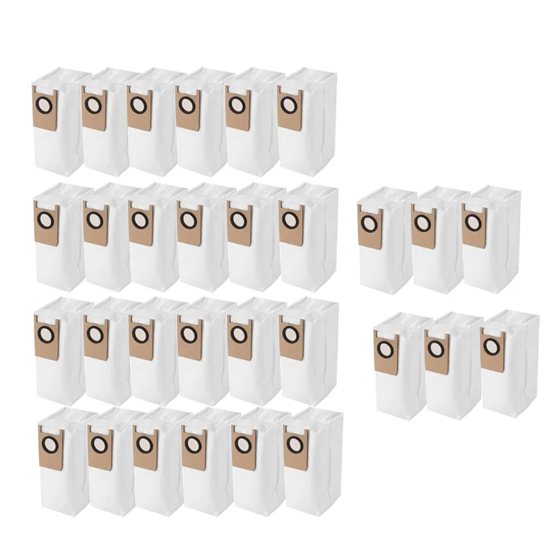 Stable-30 Pcs ฝุ่นสําหรับ Eufy S1 Pro Sweeper อุปกรณ์เสริมเครื่องกวาดอุปกรณ์เสริมเครื่องมือทําความสะอาดถุงเก็บฝุ่นสร้างขึ้นยาวนานและทํางานได้ดี