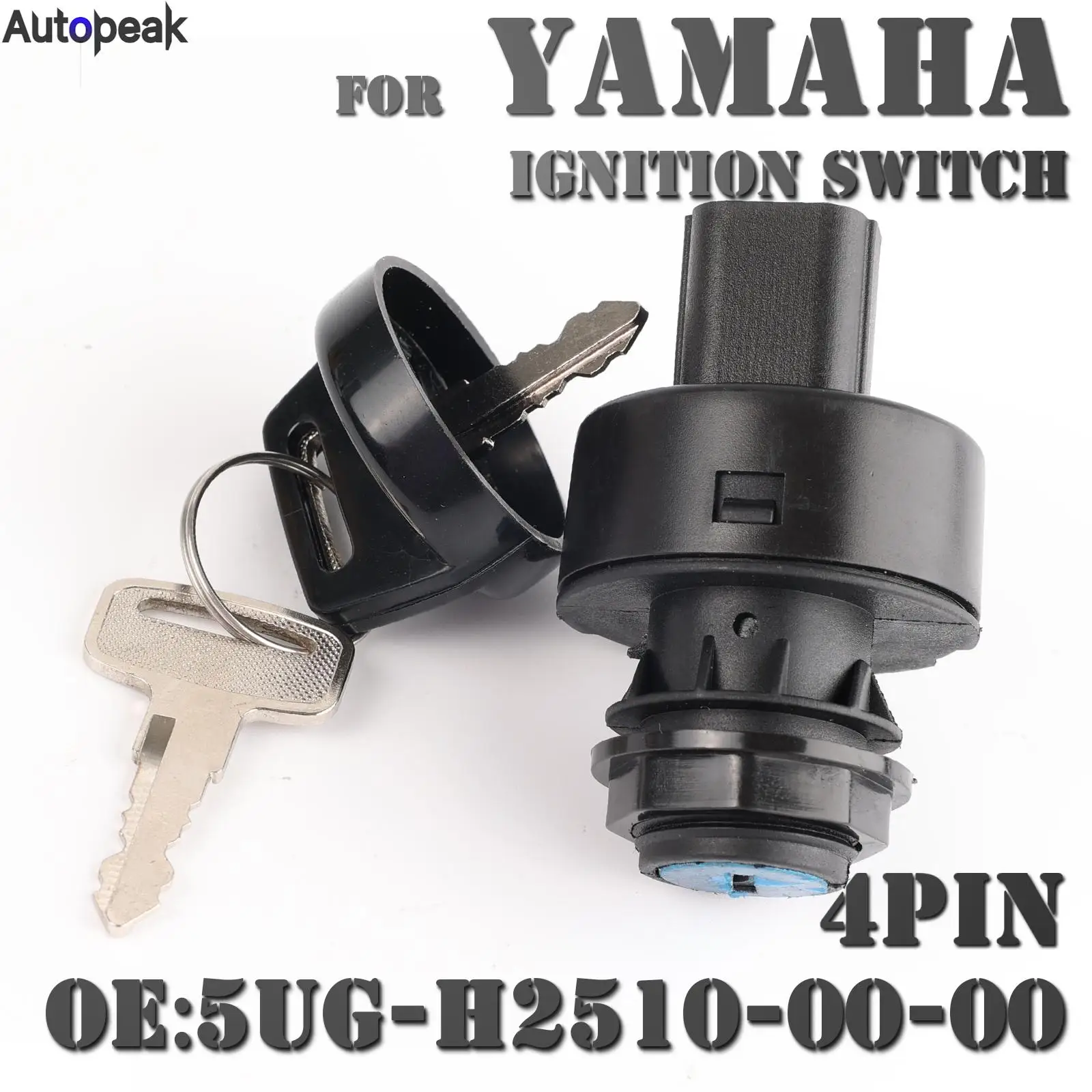 

For Yamaha Rhino 450 660 700 2006-2016 Viking VI Wolverine R-Spec YXE 70 4x4 YXF85 YXZ 1000R Ignition Switch 4Pins 3 Position