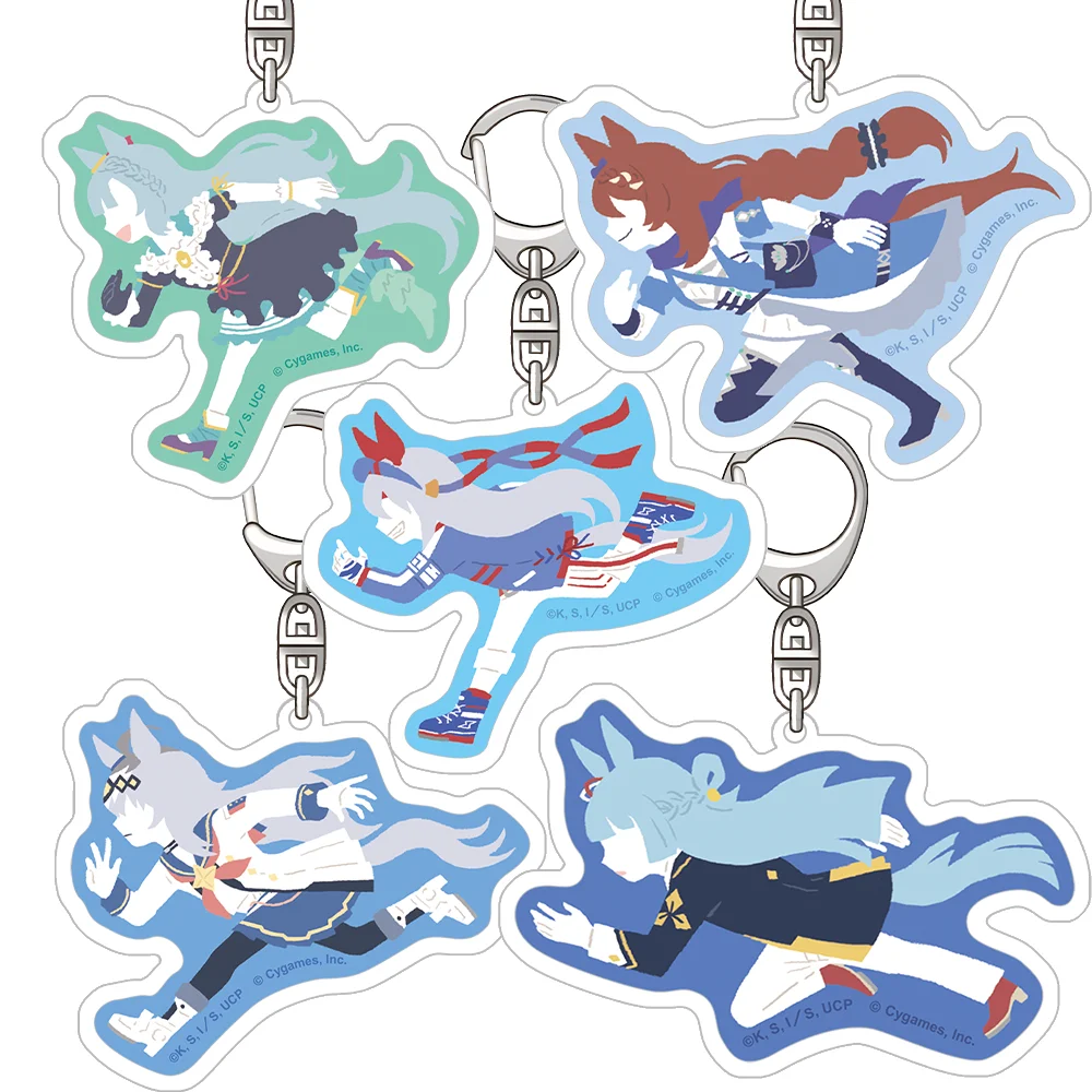 Pretty Derby Fujimasa March Belno Light Tamamo Cross Sakura Chiyono Mejiro Ardan Official Acrylic Keychain Bag pendant Fans Gift