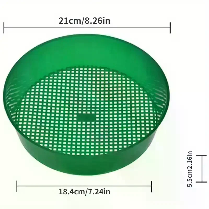 Plastic Soil Sieve Filter Mesh For Stone Sifting Filtration: Home Garden Flower Plant Nursery Tools