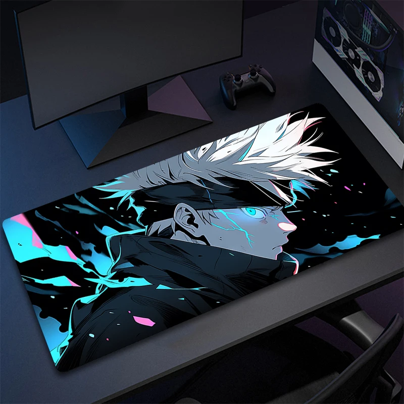 Jujutsu Kaisen Mouse Pad Anime Gojo Satoru Large Gaming Mousepad Gamer Company Keyboard Mouse Mats Carpet Computer Big Desk Mat