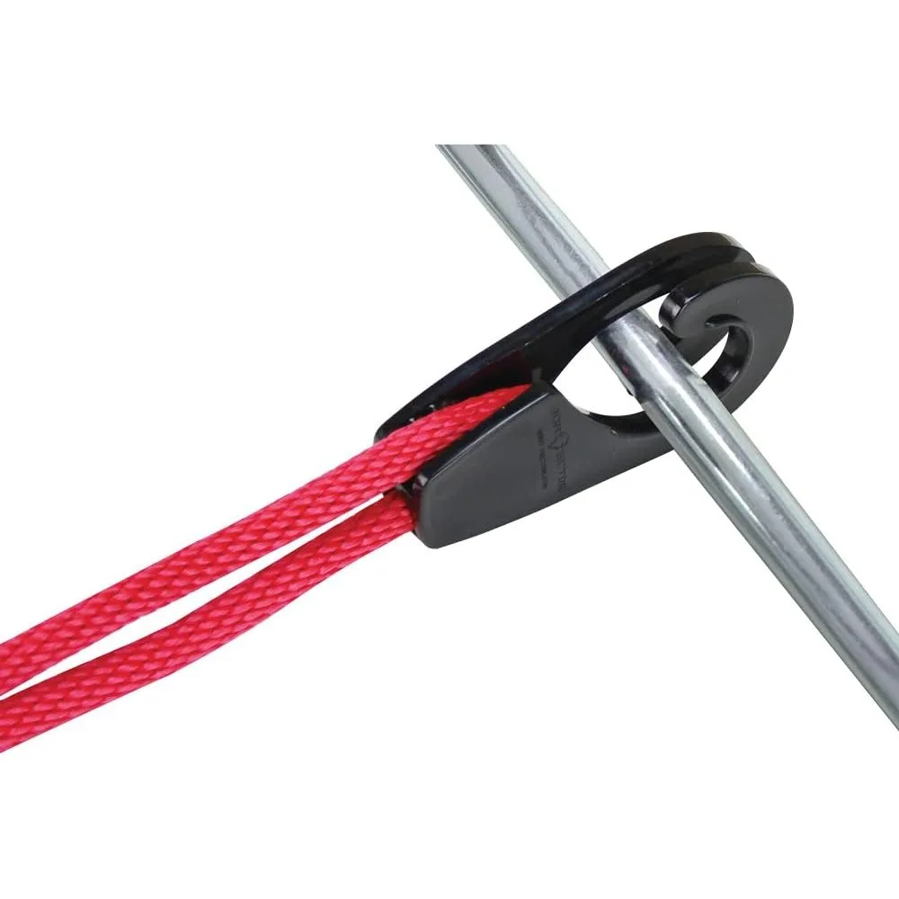 Cabides para pára-choque de trilho de barco, 1" pretos, pacote de 2 de valor para proteção marítima