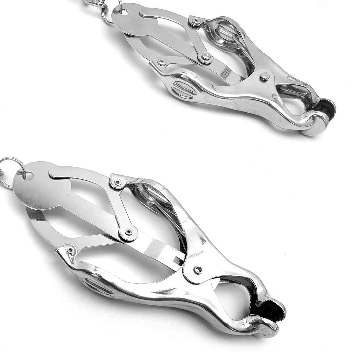 BDSM الحلمة المشبك عبودية المعادن الحلمة المشابك لعبة الجنس عبودية القيود الرقيق الوثن الثدي كليب الجنس لعب للأزواج