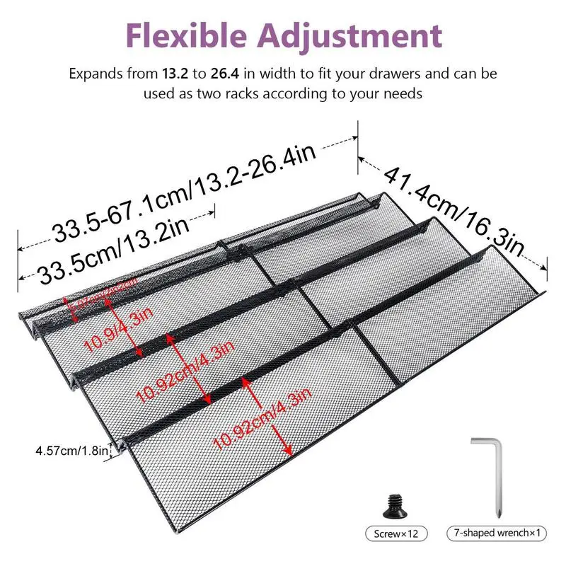 Spice Rack Organizer For Cabinet Drawer 4 Tier Slanted Drawer Insert For Spice Jars Kitchen Expandable Spice Rack Tray For
