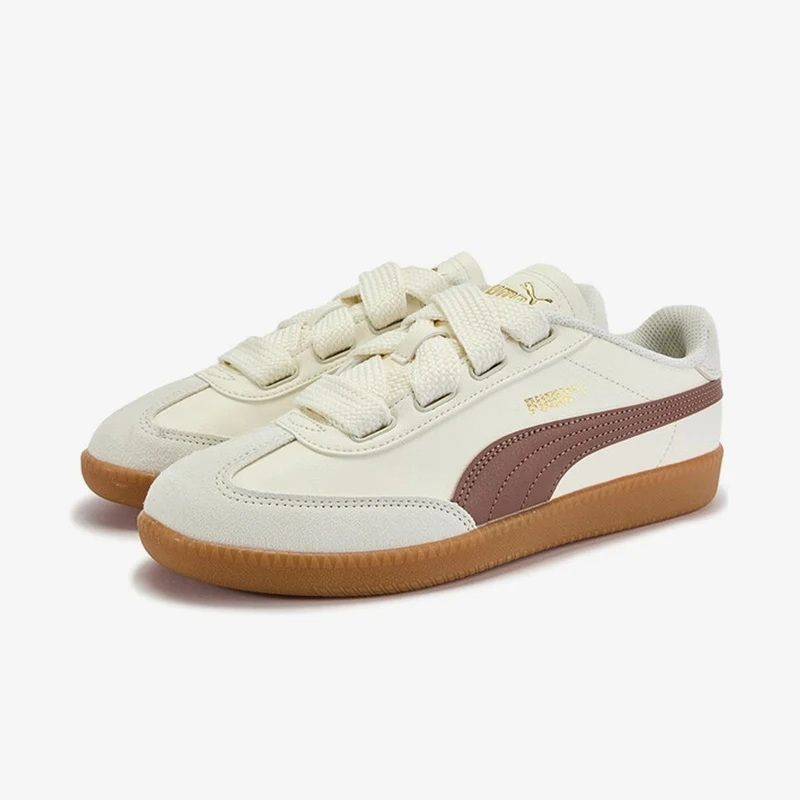 Puma genuine 9-T Wide Lace women's fashionable lace up lightweight board shoes 407608-01