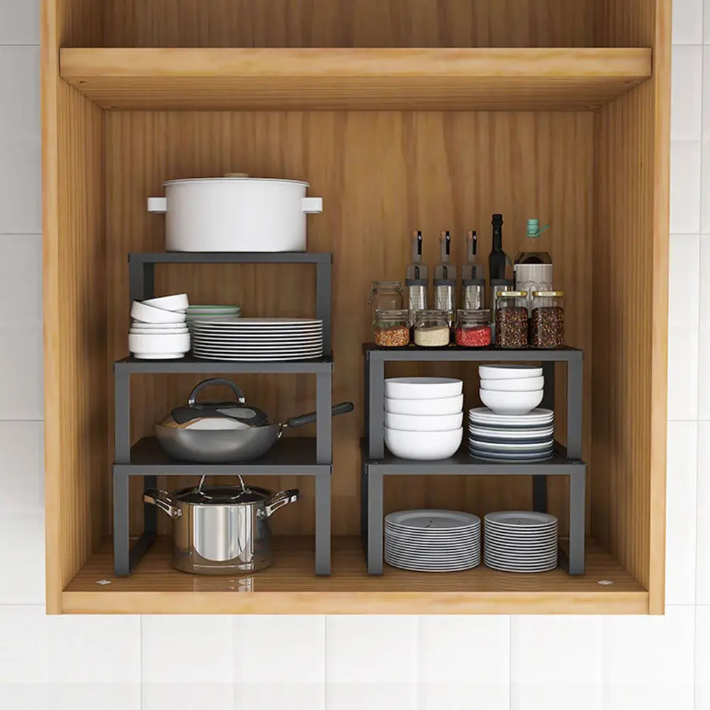 

Многофункциональная железная полка-органайзер для кухни: для хранения на столешнице и в шкафах, для мелочей