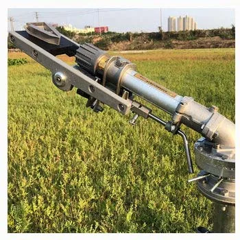 2025년형 농업용 농장 관개 스프링클러 시스템 100m 범위 360도 물 분사 신형 IoT 지원 대형 레인건 엔진 기어박스