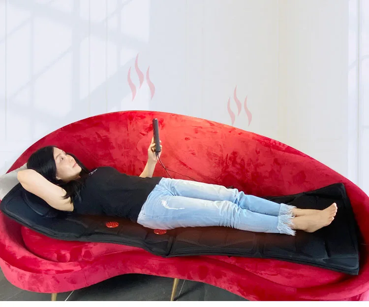 أفضل بائع الاسترخاء الجسم التدفئة بالأشعة تحت الحمراء قابل للتعديل الاهتزاز رغوة فراش لسرير التدليك #3