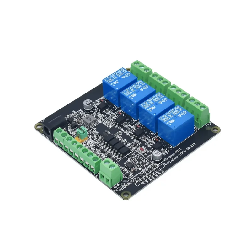 RJ45 485 RTU Modbus saída relé, 4-Way Switch entrada 4DI4DO Ethernet