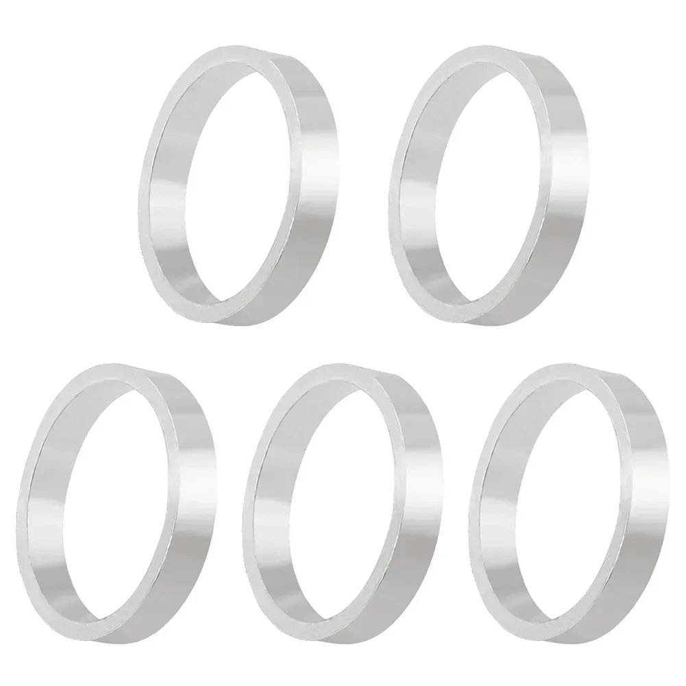 5pcs Bicycle Chainring Bolt Spacers Washer Spocket Single Double Speed 1mm 2mm Nail Washer Chainring Bolt Space Nail Washer  New