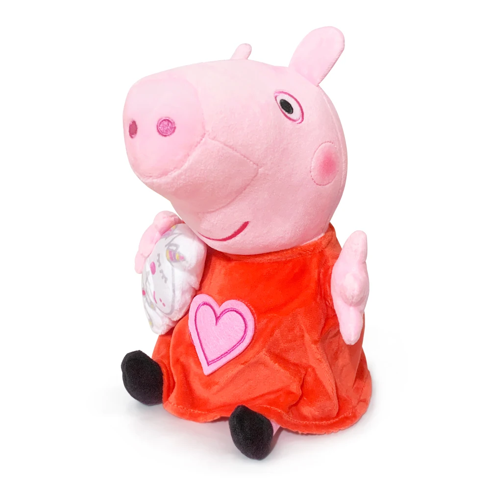 2 Style Peppa Pig 30CM Plush Toys Peppa Hug The Pony Doll Anime Figure Soft Stuffed Plush Dolls Ornaments Kids Birthday Toy Gif