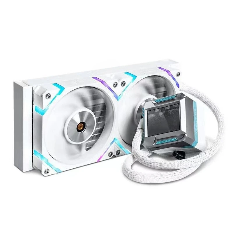 E360 المبرد المبرد بالماء شاشة الكريستال السائل FDB مروحة التحكم في درجة الحرارة كتم الكمبيوتر المكتبي وحدة المعالجة المركزية