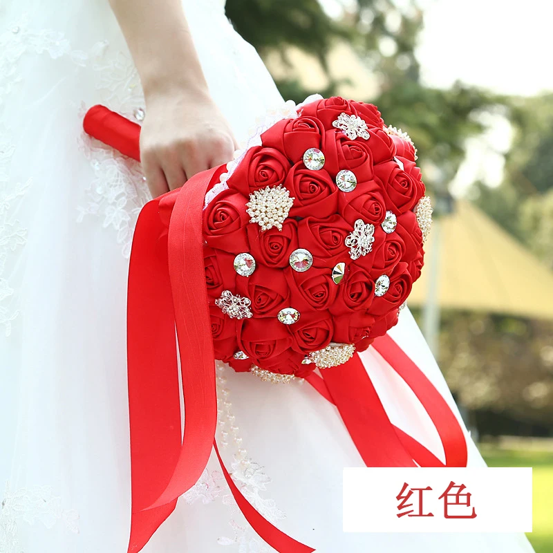 

Wedding bride holding flower simulation