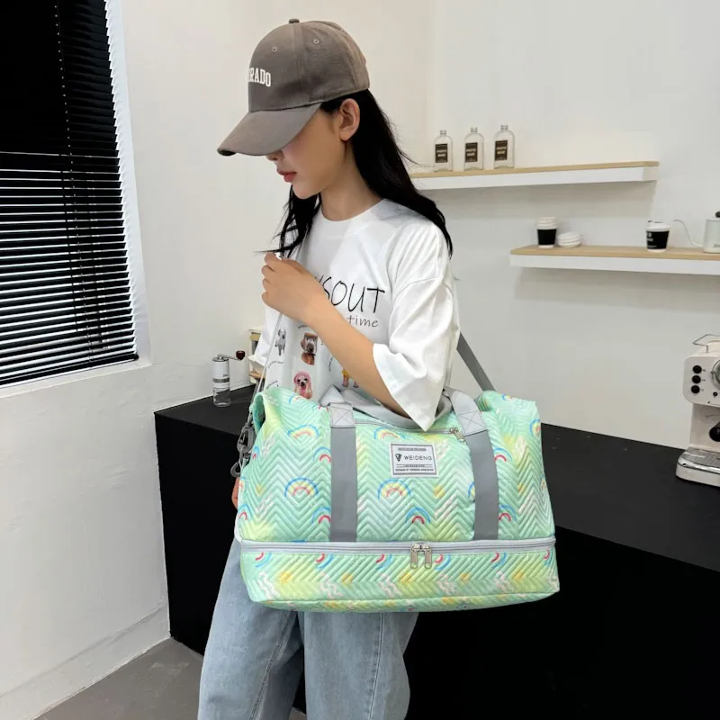 Borsone da viaggio borsa da viaggio per bagagli da donna 2024 borse da viaggio di personalità di alta qualità di nuova moda stile Versatile colori multipli