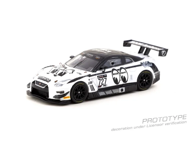 

Tarmac Works 1:64 GT-R NISMO GT3 Legion of Racers 2022 Moon Equipped Diecast Model Car