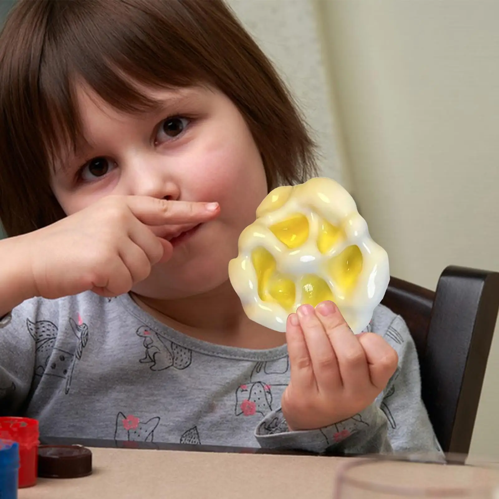 Stressspielzeug, formbarer sensorischer Stressball, sensorisches Spielzeug, Klebreis, Desktop-Dekoration für den täglichen Gebrauch, Erwachsene, Kinder, Arbeit, Studium, Reisen