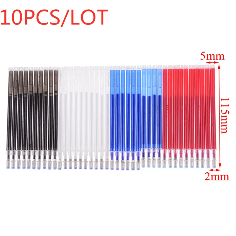 10ชิ้น/ล็อต Erasable ปากกาเติมเงินสูงอุณหภูมิหายไป Marker ปากกาสำหรับ Patchwork ผ้า PU หนัง Mark เครื่องมือ