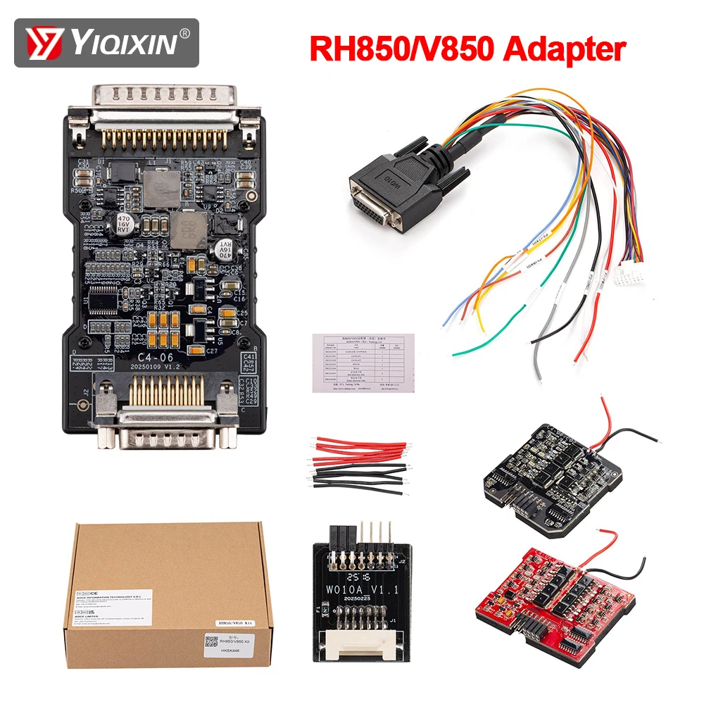 OBDSTAR RH850/V850 Adapter Kit For Airbag Reset IMMO Data Pincode Read MQB All Key Lost Work With X300 Classic G3 Key Programmer