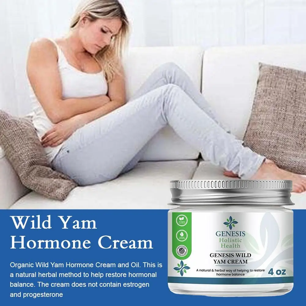 Wilde Yam Hormoon Cream Hormoon Recovery Cream Antispasmodische Verlichten Menstruatiekrampen Misselijkheid Lichaamsverzorging Schoonheid Gezondheid