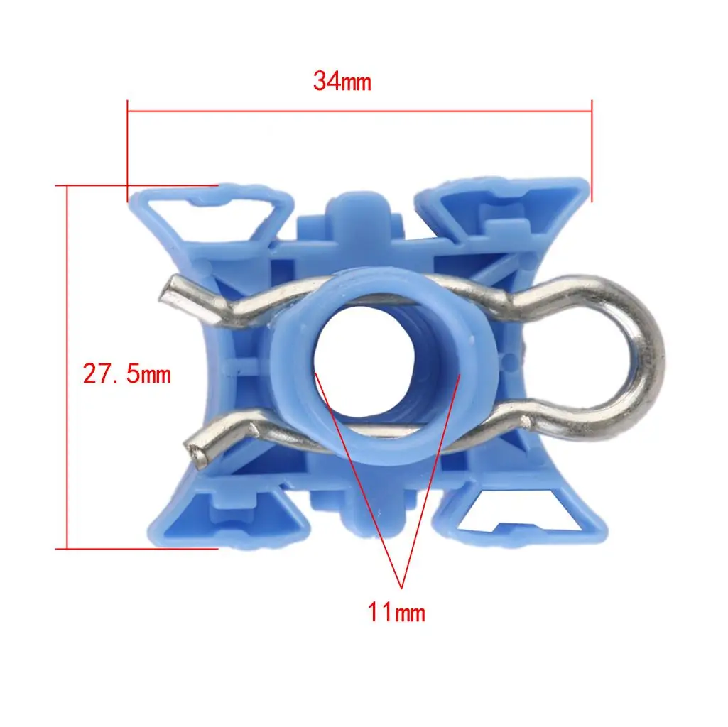 

4Pcs Window Regulator Sliding s Clips Retainers for Volvo 51321938884 Nylon