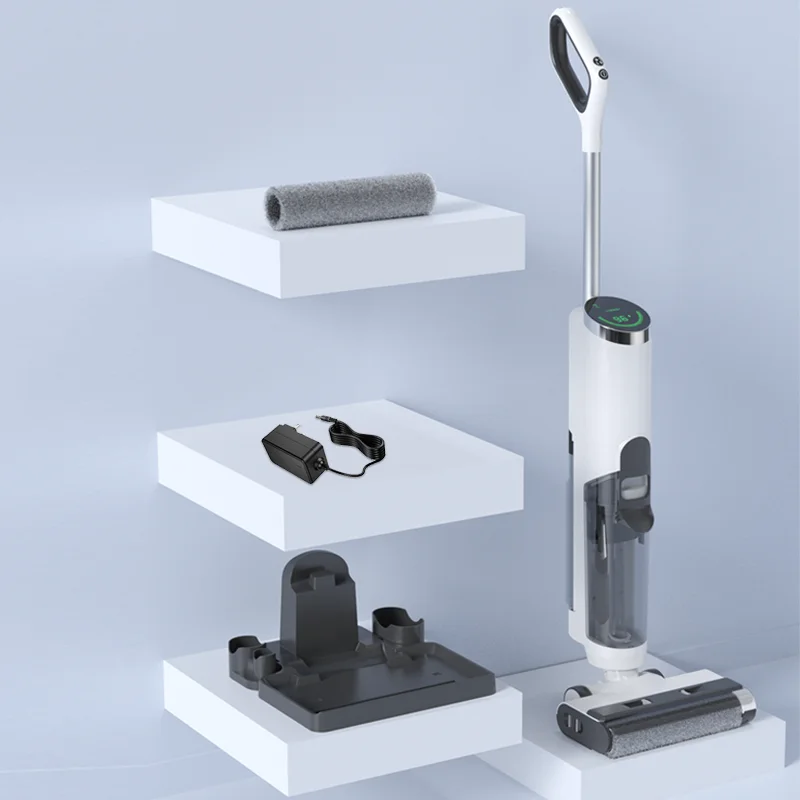Vertical Vacuum Cleaner High Power Wet Dry Multifunctional Vacuum Cleaner with Voice Remind for Home and Hotel Floor Maintenance