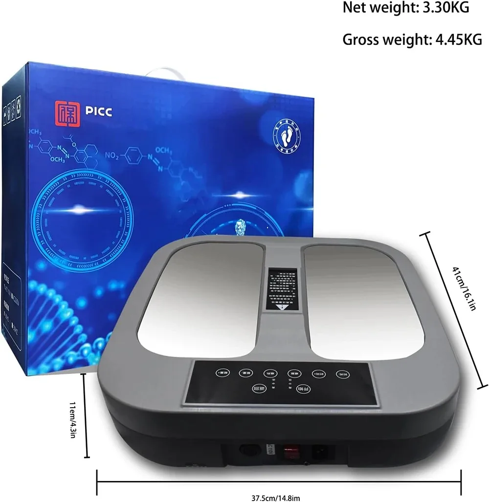 جهاز تدليك القدم Tera P90 Bio Terahertz P100 مع أداة تدليك ممتازة للحرارة PEMF #4