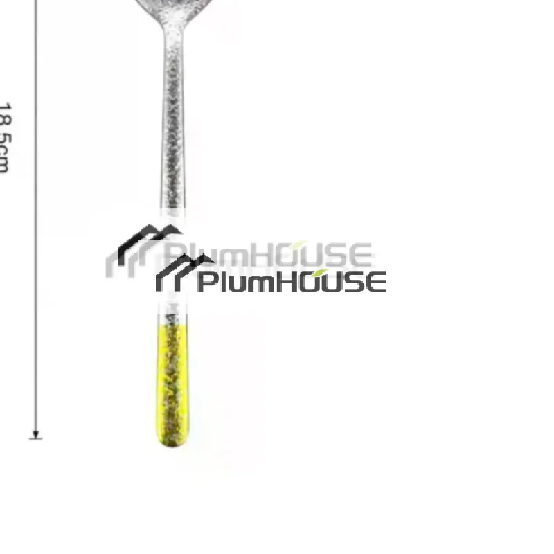 Pure Titanium Korean Style Spoons Unique Crystal Texture Colorful Handles Perfect For Home Dining Outdoor Camping Picnic Use