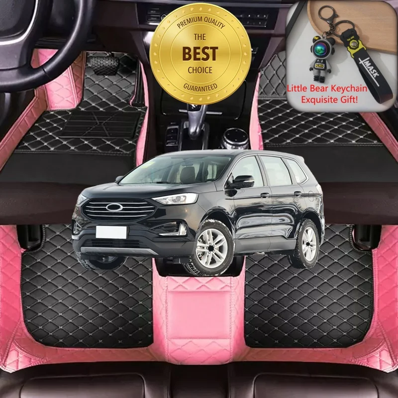 Customized Fit for Ford Edge MK1/MK2 Car Floor Mats Car Accessories All-Weather Luxury Auto Carpet Mats Left/Right-hand Drive