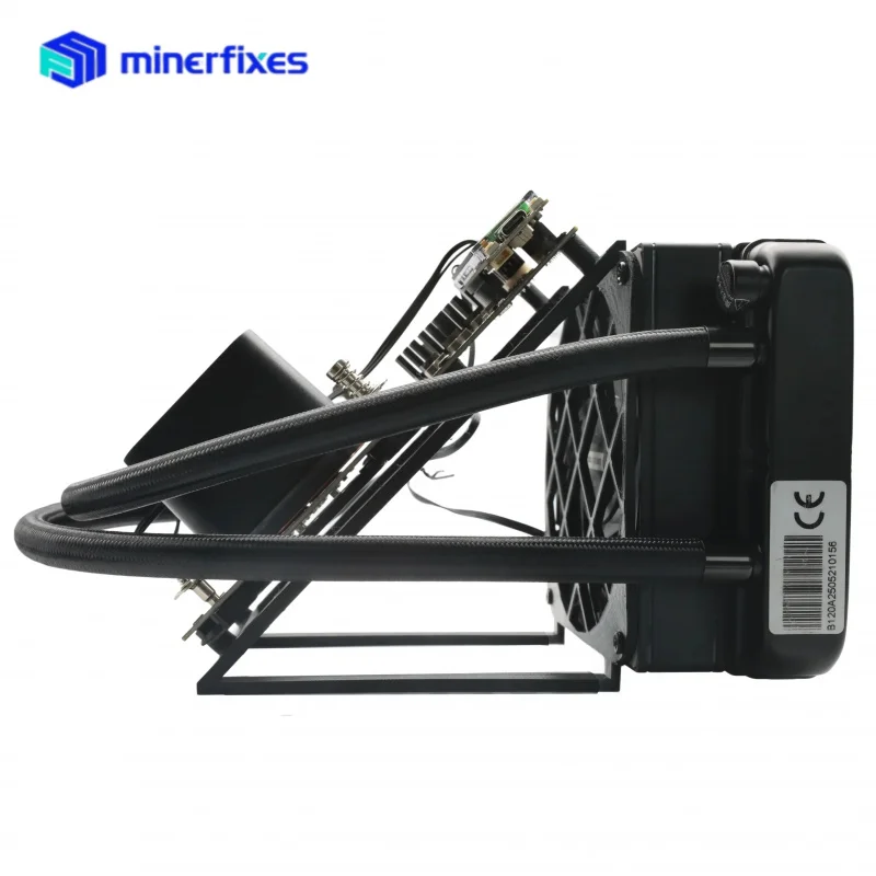 NerdQaxe++ Hydro 4.8TH/S BM1370 Ultra-Low Power SHA-256 ASIC Bitcoin Miner 68w.bitaxe Solo Miner