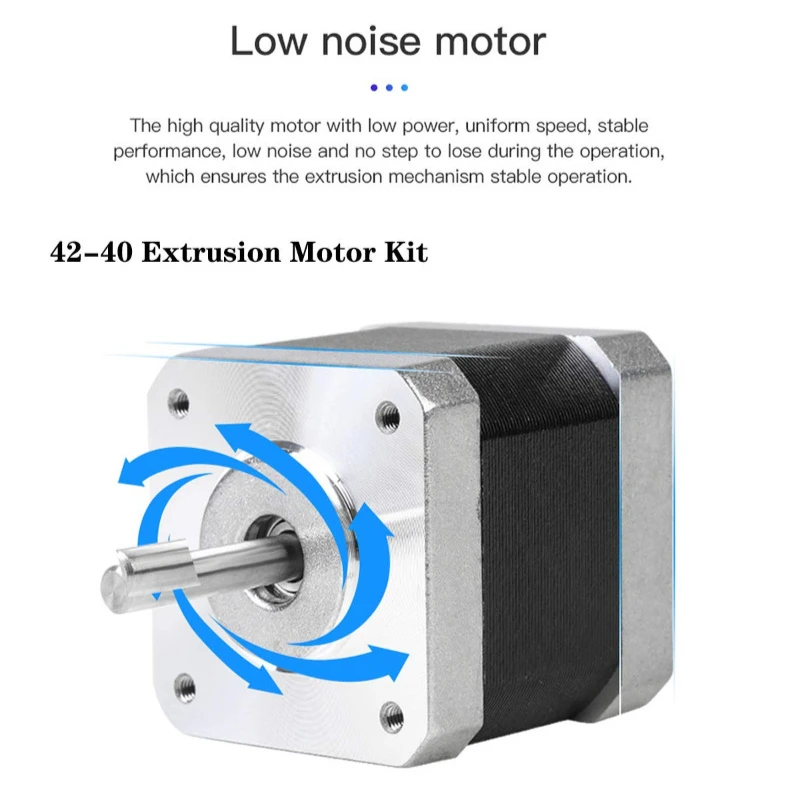 Nema17 0.4N.M 42-40 Stepper Motor with TB6600 Driver for 3D Printer Extruder, Compatible with CR-10 and Ender-3 Series E Axis