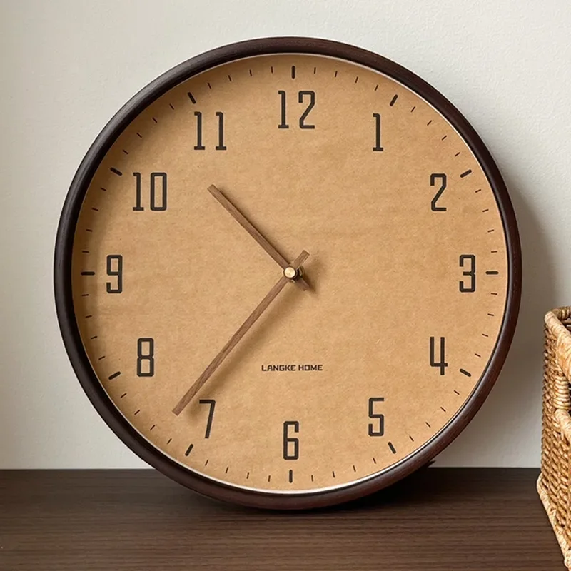 Silent Wall Clock Modern Household Wall Clock Nordic Minimalist Silent Hanging Clocks Living Room Aesthetic Decor Accessories