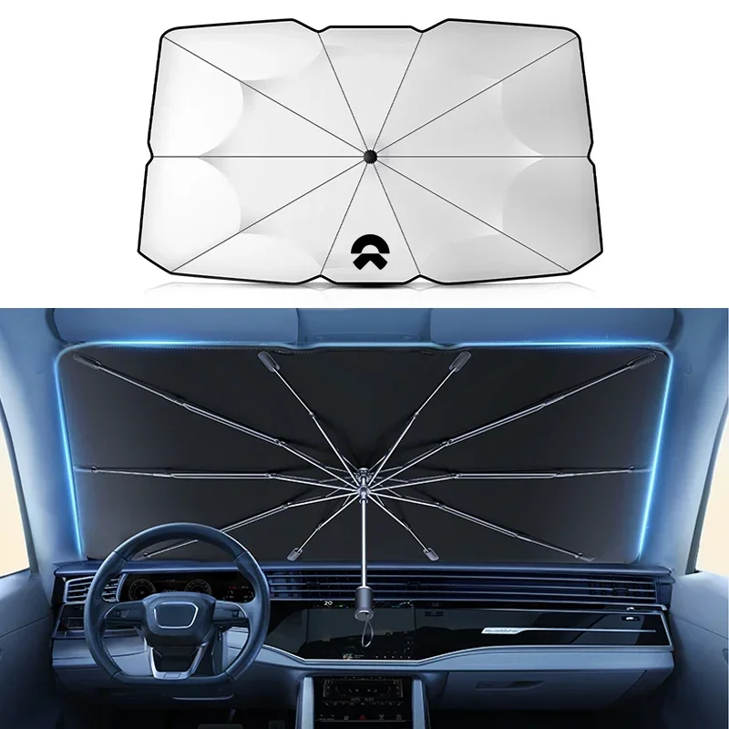 NEW Car Front Windshield Umbrella, Sunshade, Front Shading, For NIO EC6 ES6 ES7 ES8 ET7 ET5 ET9 2023 2024, Car Accessories