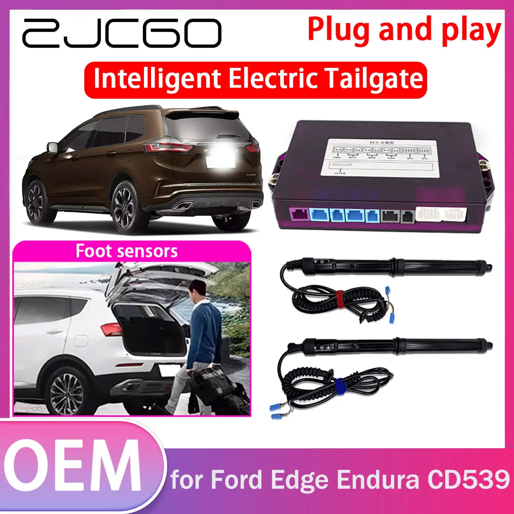 

ZJCGO Electric Tailgate Lift Drive Trunk Opening Tail Gate Lift Soft Close Car Door for Ford Edge Endura CD539 2015~2022