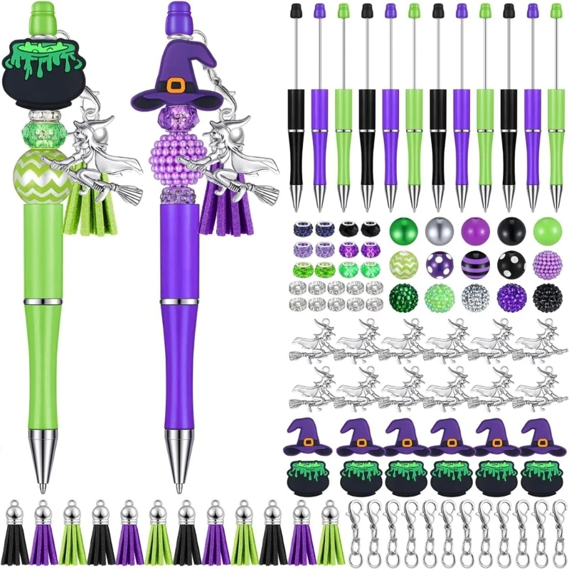 97 ชิ้นความแปลกใหม่ประดับด้วยลูกปัดชุดปากกากุ้งก้ามกราม, ฮาโลวีนปากกาลูกลื่นสำหรับวันเกิดเด็กปาร์ตี้ฮาโลวีน Party Supply
