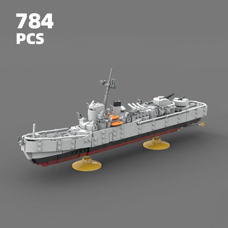 

Military MOC Frigate building block Battleship kit Navy warship model Army weapon bricks set Arms cruiser Vehicle Gift for kid