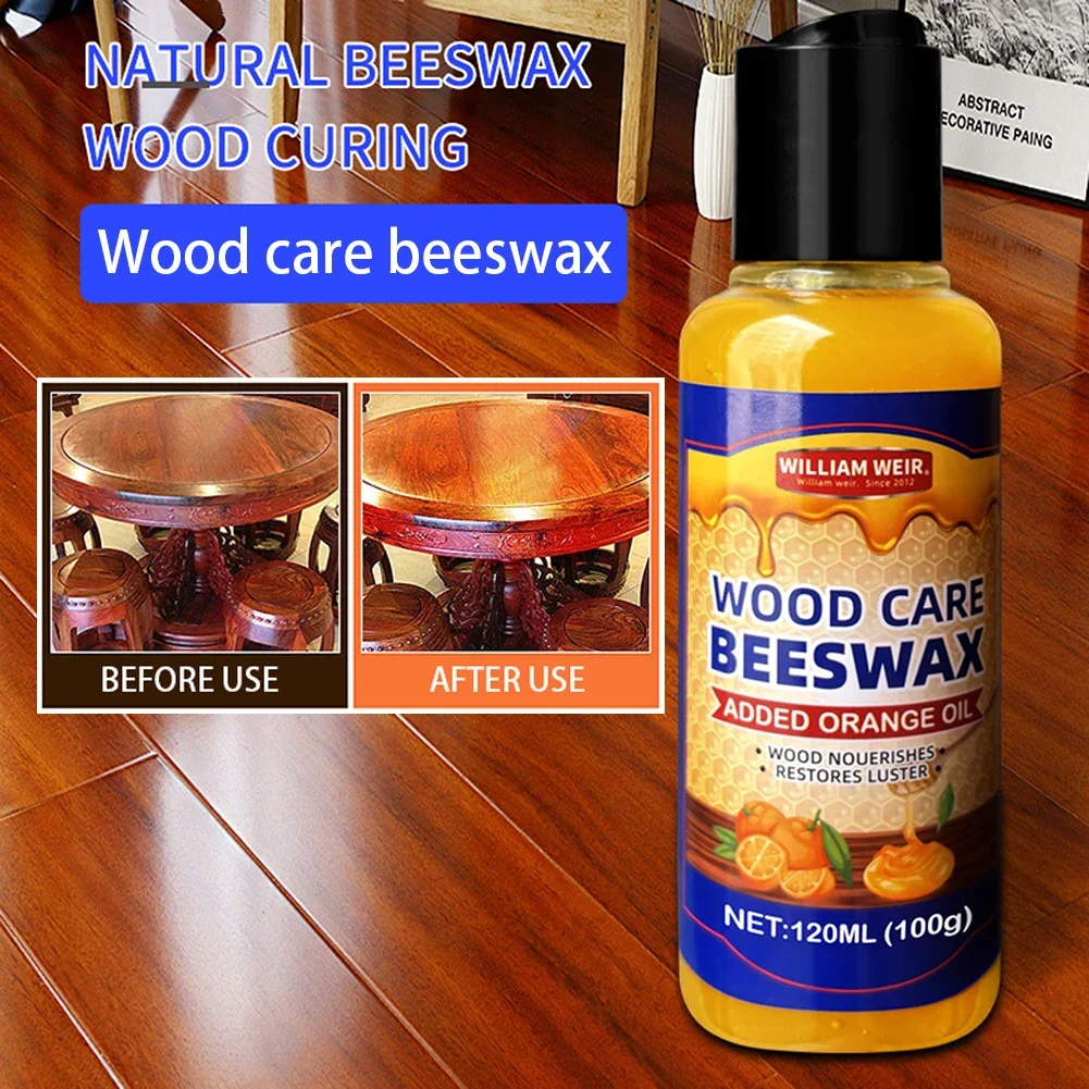 Natural Micro-Molecularized Beeswax Multipurpose Wood Care Wax Furniture Maintenance Cleaning Polished Wax