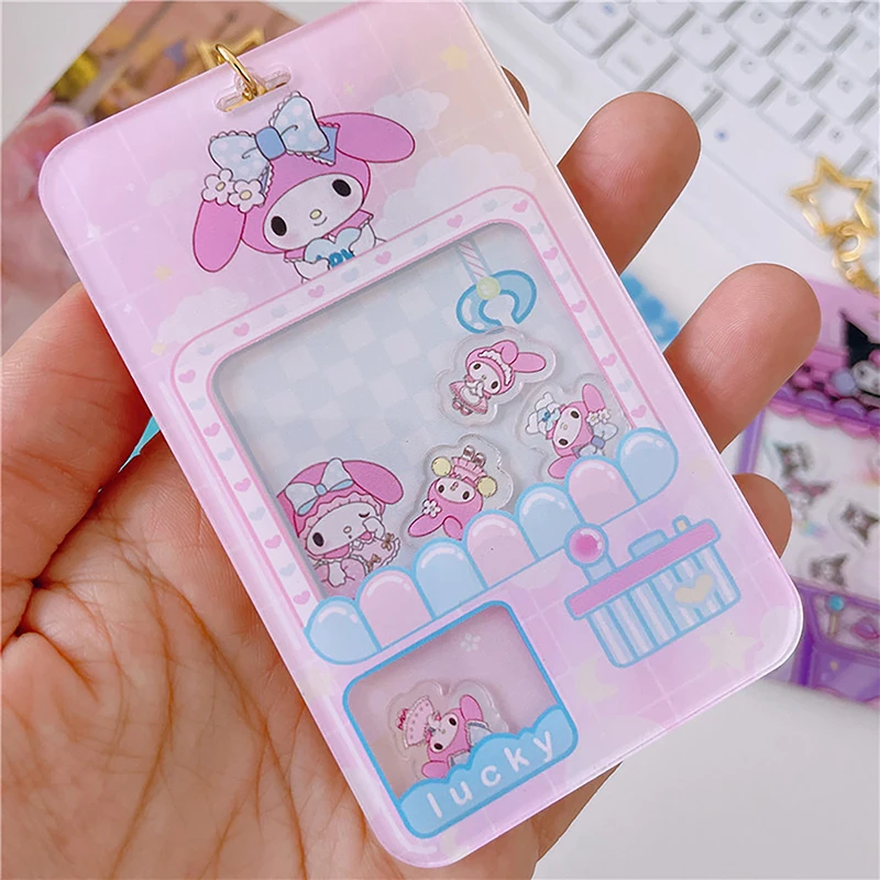 Kawaii Keychain Accessories Cute Anime Shaker Clip Doll Pendant Ornaments Girls Gift