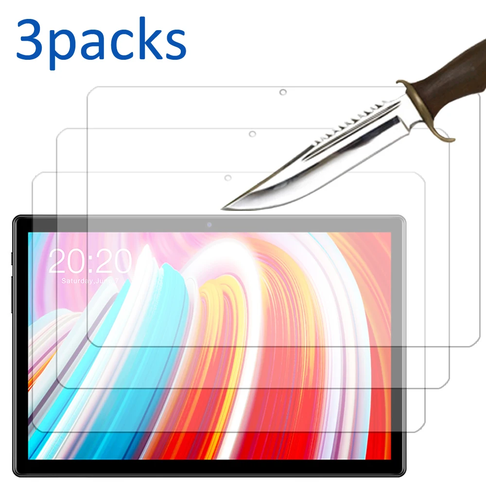 3PCS Glass screen protector for Teclast M40 /M40 pro M40pro Tempered 3 packs protective tablet film HD Antiscratch