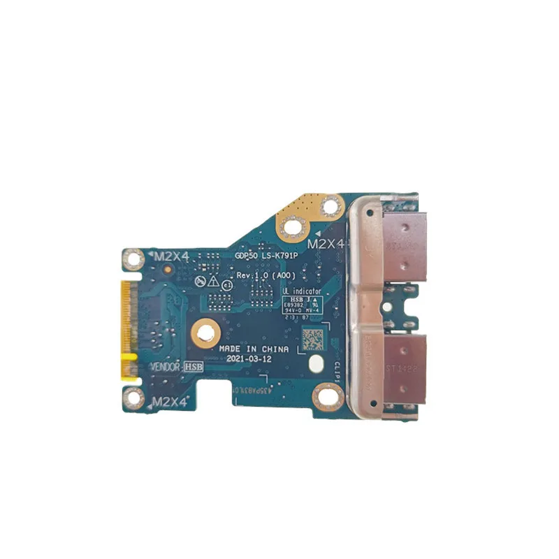For Alienware M15 R6 notebook USB small board IO audio board GJ45 network interface card port small board LS-K791P 0730VK LS-K45
