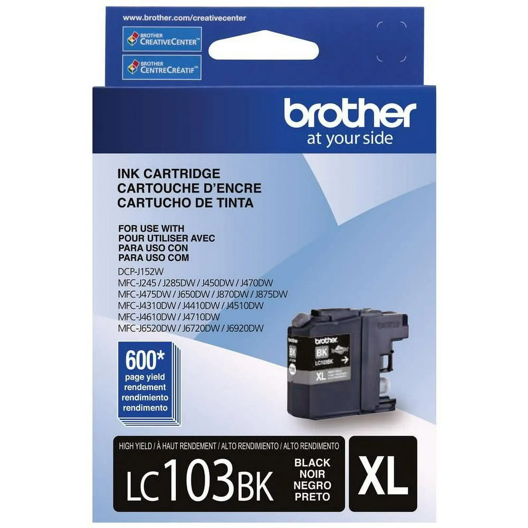 

Brother Black Ink Cartridge LC103BKXL