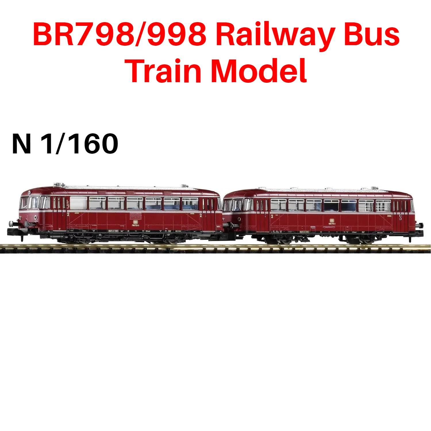 

Модель поезда PIKO N-типа BR798/998, дизельный локомотив, железнодорожный автобус, поезд 40250, комплект двусекционного поезда, игрушка для мальчика в подарок