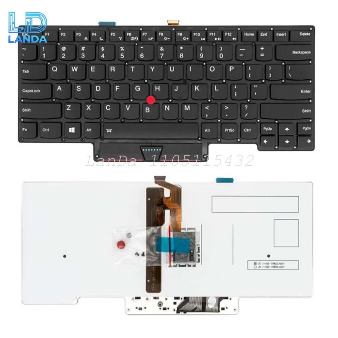 

Laptop Keyboard For Lenovo ThinkPad X1 Carbon 1st Gen 2013 US Backlit with Point