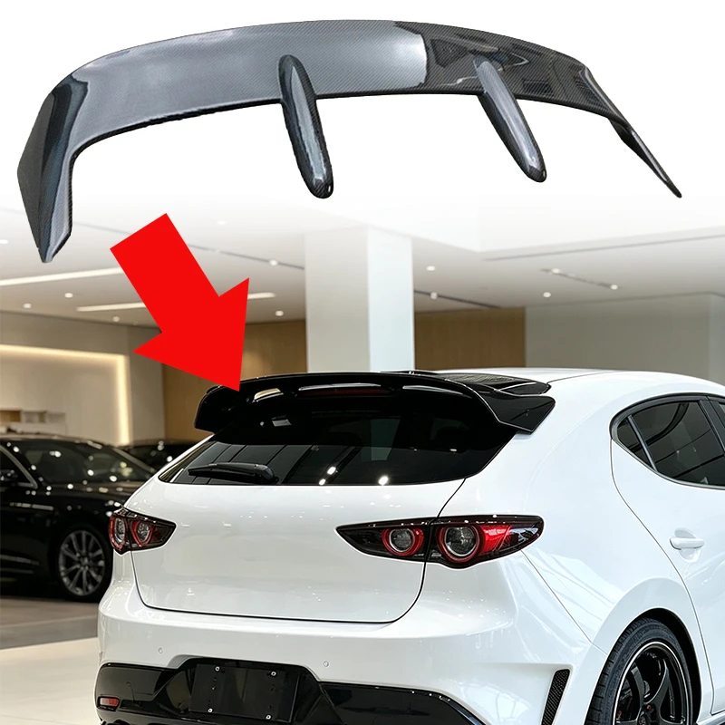 Rear Roof Top Spoiler Wing For Mazda 2020 Axela CX‑30 CX‑50 Auto Exterior Body Kit Decorative Mod Parts