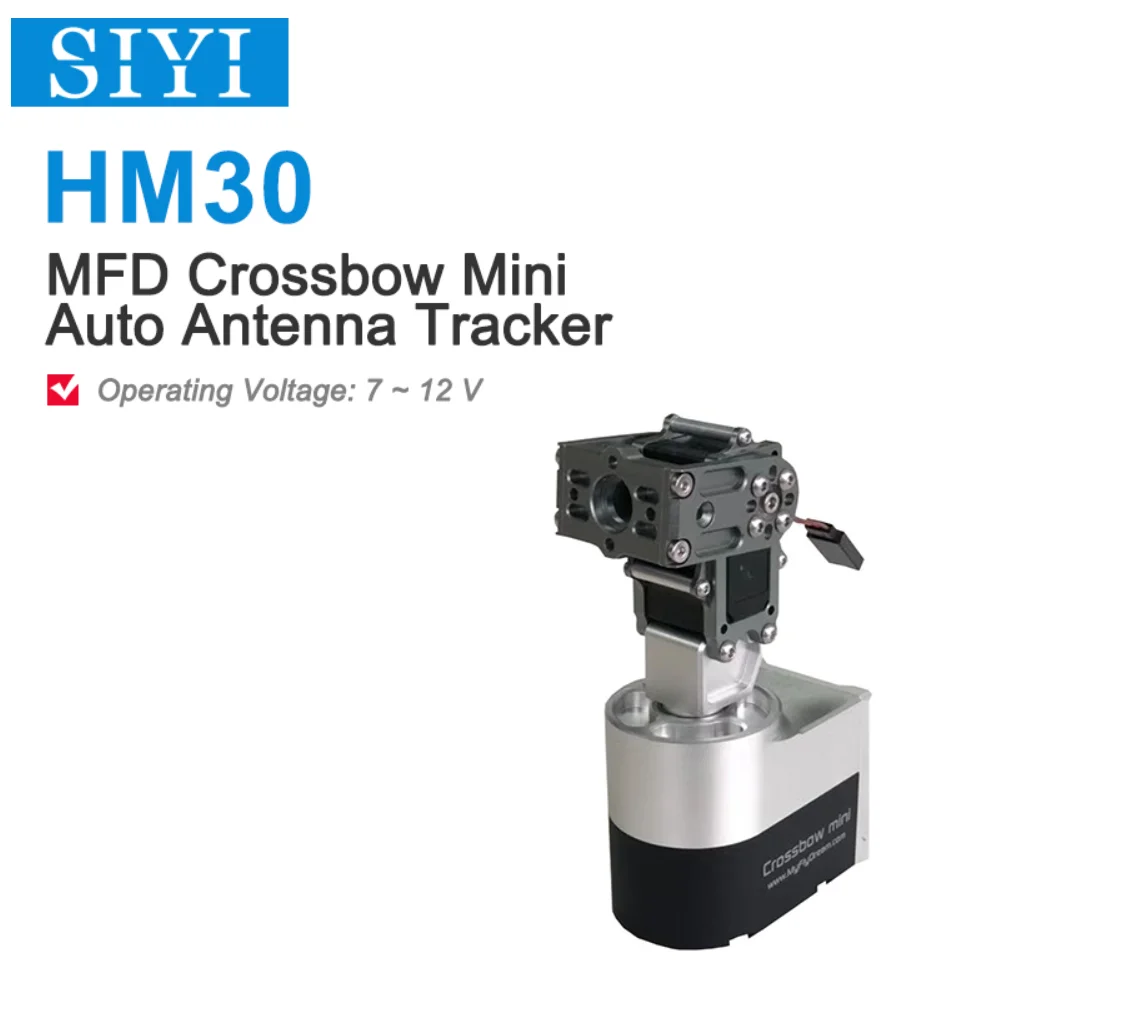

SIYI AAT Auto Antenna Tracker Compatible with HM30 Ground Unit for RC Fixed Wing and Multicopter Drones