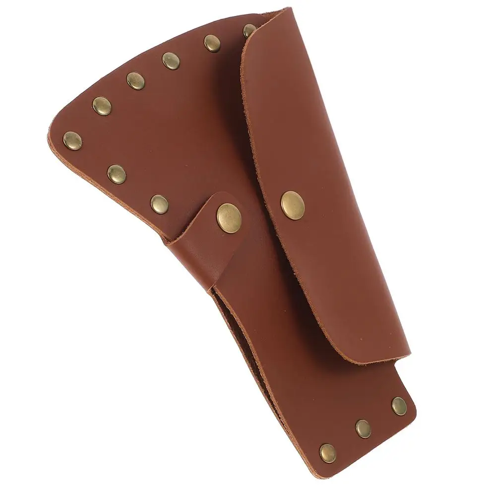 PU Axe Protector Camping Hatchet Cover Axe Head Sleeve Hiking Axe Cover Firewood axe Protective Sleeve Hatchet Blade Protector O