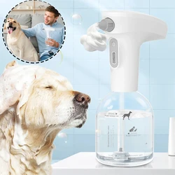 Automatic Foam Making Machine for Pets USB Charging Smart Cat and Dog Soap Dispenser for Pet Rechargeable Shower Accessories