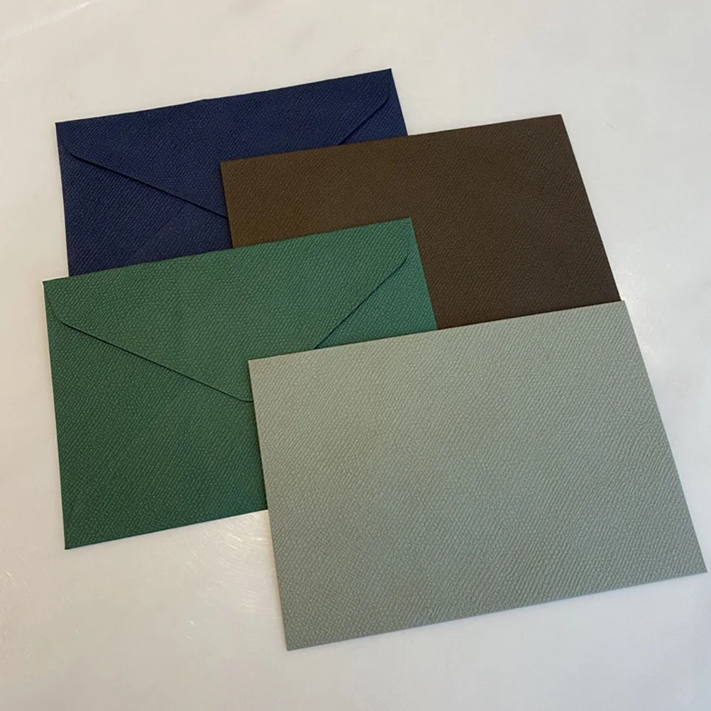 

16Pcs Delicate Invitation Envelopes High-End Vintage Envelopes for Wedding Shower Event Stationery 5x7 Card Compatible