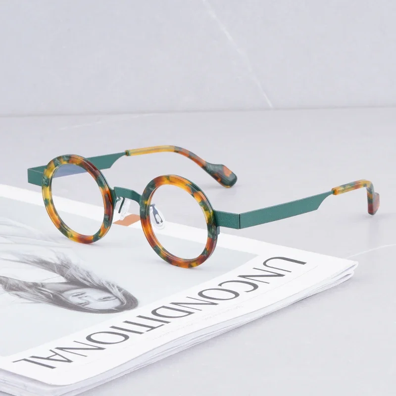 

JAPANESE Polygon Eyeglasses Frames Men Myopia Glasses Women Designer Brand Retro Eye Glasses Round Prescription Glasses