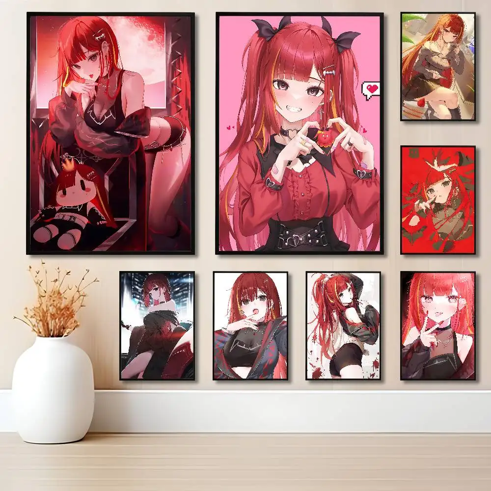 

A-Akane L-Lize Singer Anime Wall Art Canvas Painting Poster For Living Room Home Decor Decoration Picture